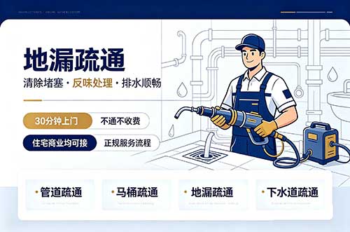 滨州地漏疏通